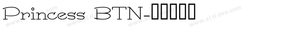Princess BTN字体转换